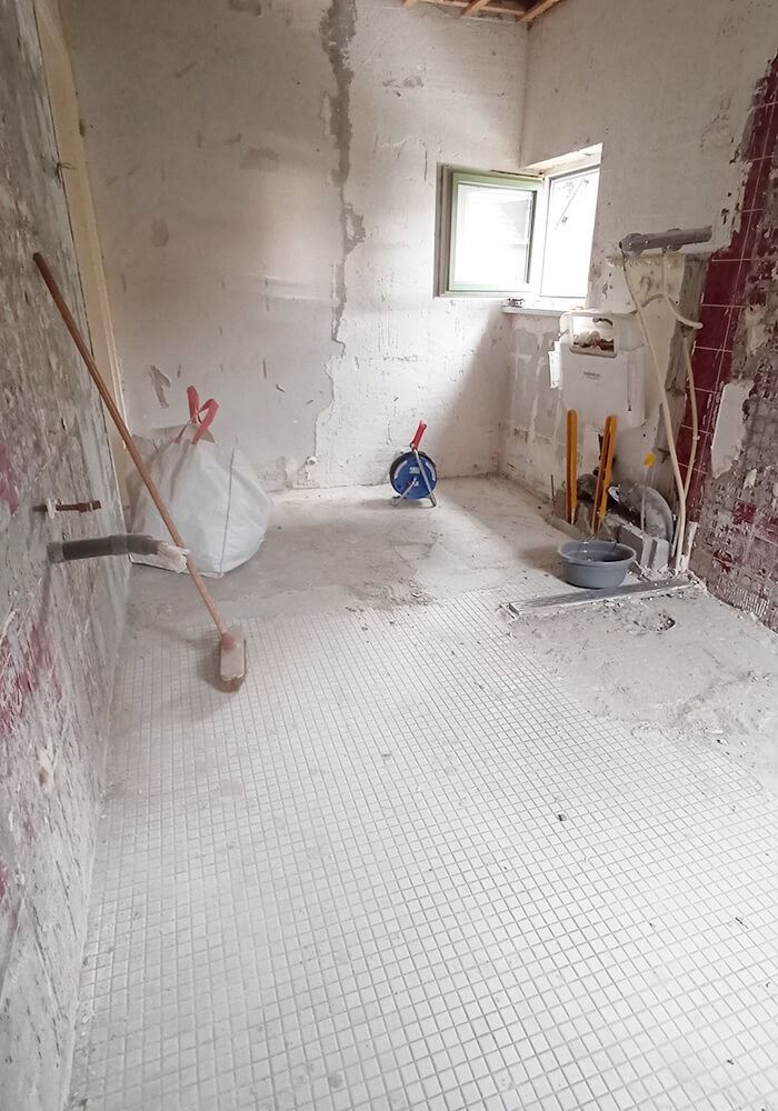 Badkamer verbouwing