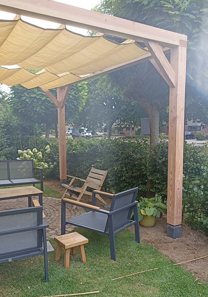 Tuin overkapping